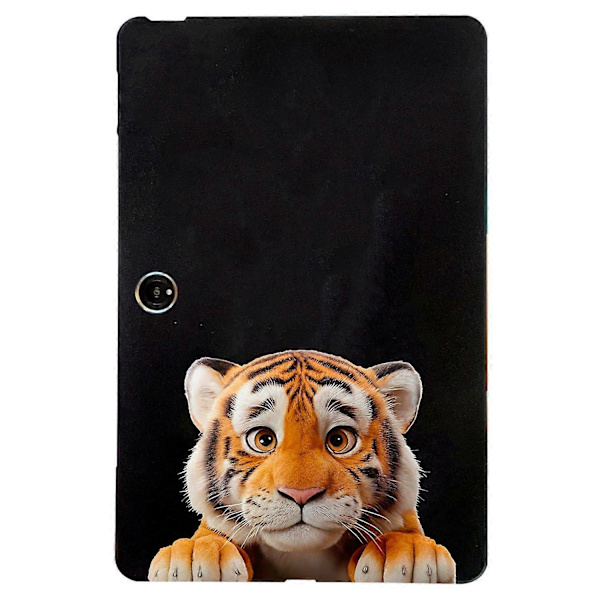 Case for OnePlus Pad 2 with Pattern Print, Slim TPU Tablet Protective Case - Little Tiger