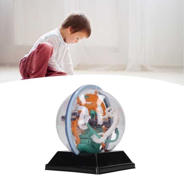 3D labyrintbold pædagogisk Forbedre intellektet Opbyg tålmodighed Plast til børn Børn 100 forhindringer