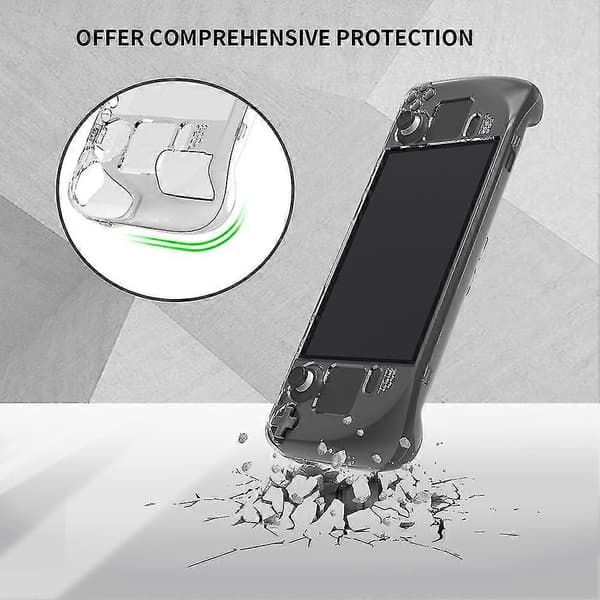Transparent Game Console Protective Case Compatible With Steam Deck, Non-slip Hard PC Shell, Steam Deck Game Accessories