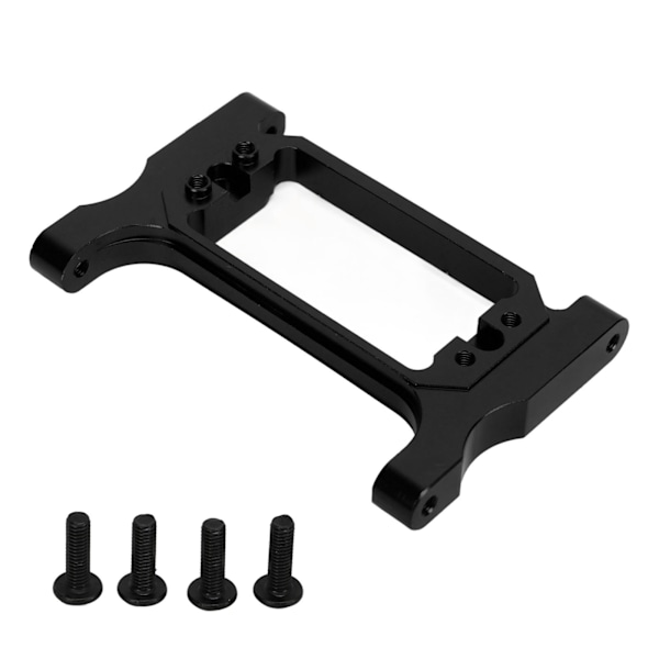 RC Forreste Chassis Brace Crossmember Beam Aluminium Legering til Traxxas 1/10 Klatrebil Sort