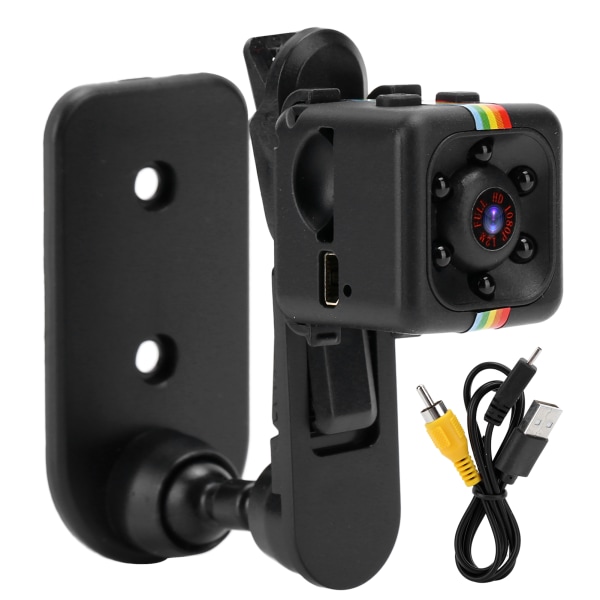 SQ11 Mini 1080P kamera Bærbar natvisning videokamera Bevægelsesregistrering videooptager