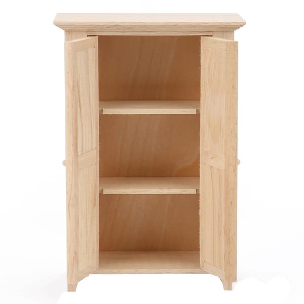 1:12 Dukkehus Miniature Trægarderobe Simuleret Møbelmodel Legetøjstilbehør
