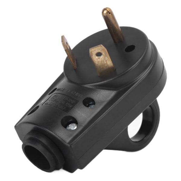 30A 125V Hanplugg Elektrisk Adapter med Ergonomisk Grep for Bobil Caravan Campingvogn Trailer