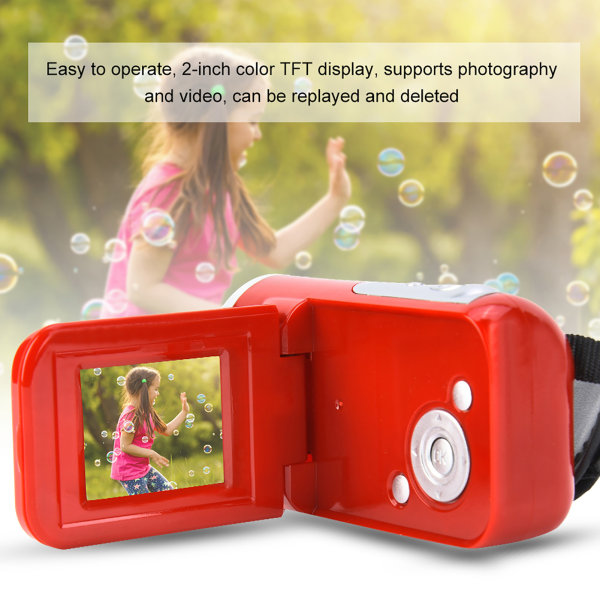 16X HD-digitaalivideokamera lapsille - kannettava ja hauska lelu