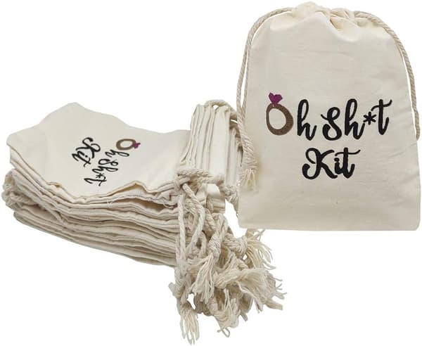 Pose med snøring, 10x15 cm, Bakis-Kit-pose, Oh SHT-Kit-pose