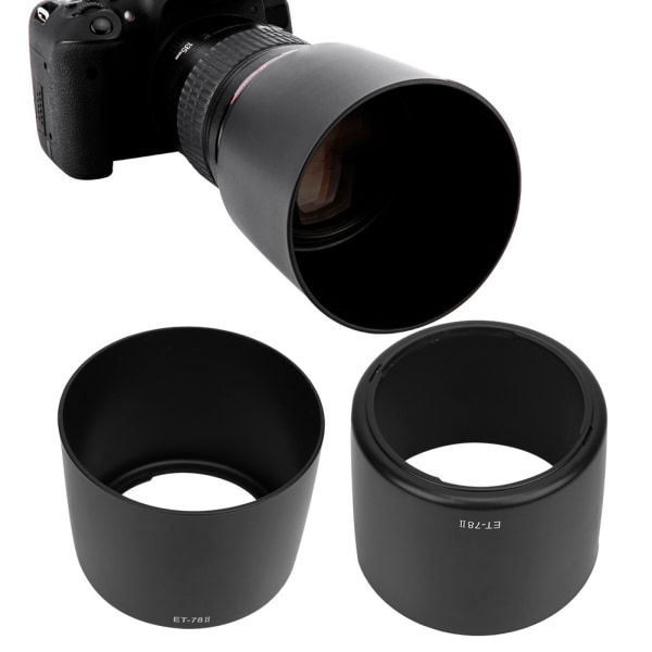 ET-78II Kameramontering modlysblænde til Canon EF 135mm F2L 180mm F3.5L USM objektiv
