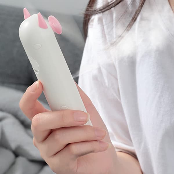 Mini Håndholdt Spraykøler — Sommerluftfugter & Lommekøler — USB-genopladelig Vandkølet Køler [Pink] Pink