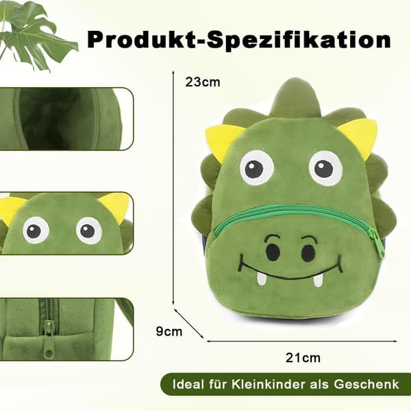Mini pehmoreppu, dinosaurus