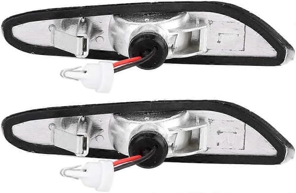 Frontspoiler til e60+ Blinklys 12V 5W Bil LED Brems Sidemarkeringslys Indikatorlampe Til E82 E88 E60 E61 E90 E91 E92 E93 (Grå)