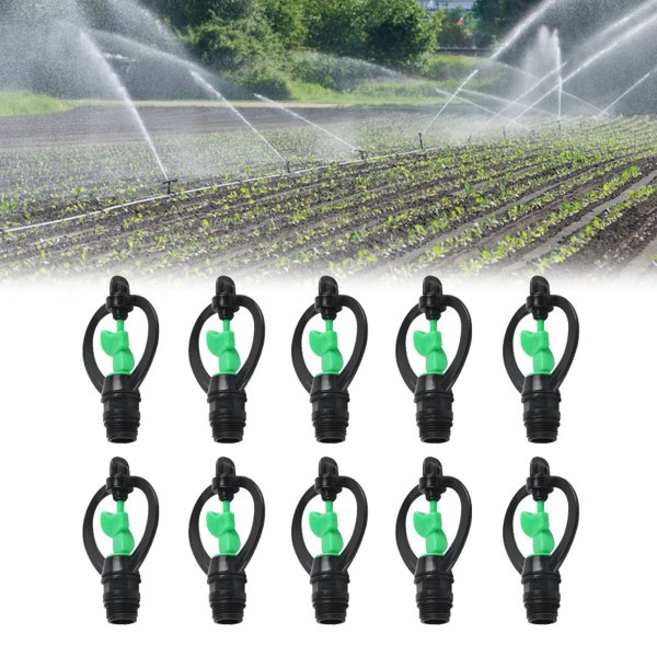 10 st Plast G1/2in Spraysprinkler Fjärilar Regnformad Munstycke Jordbruksbevattning