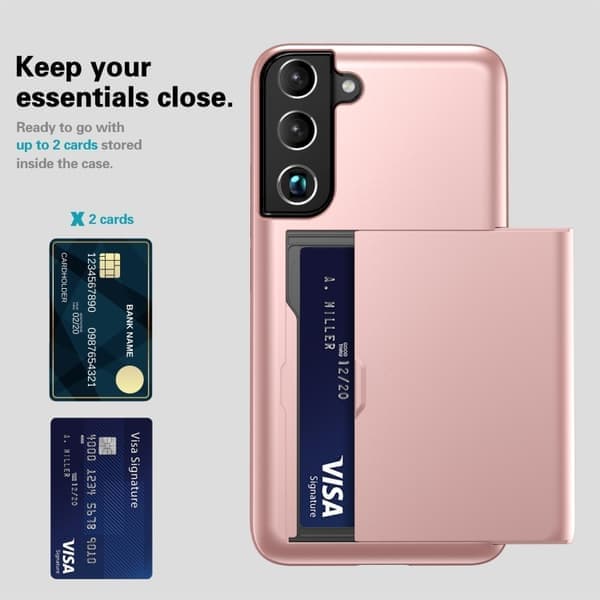 Samsung Galaxy S26 5G Cover med lukning og kortplads, grå Grå