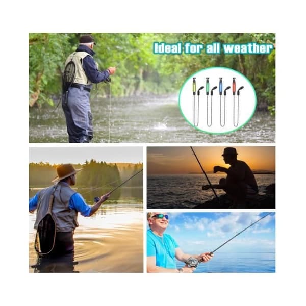 Fiskeindikatorer - 4 stk. - Carp Squirrel - Letvægt - Høj kvalitet - Assorterede farver