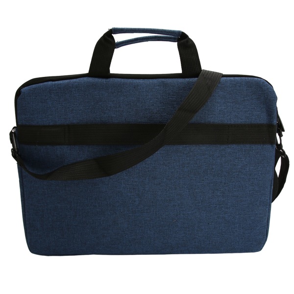 15,6" Laptop-sleeve Vandtæt Polyester Laptop Taske Bærbar Notebook Beskyttende Taske til Rejser Forretningsrejse Mørkeblå