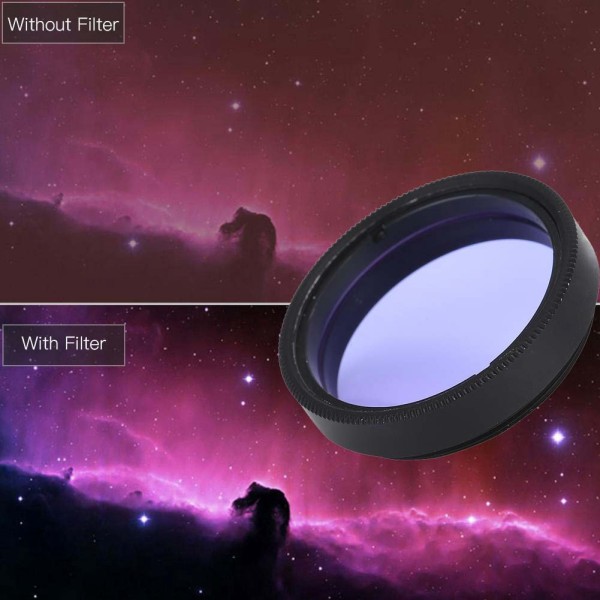 Datyson 1,25" Sky Glow & Moon -suodatin teleskooppiokulaariin vähentää valon saastumista