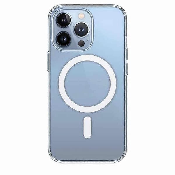 Iphone 14 Transparent Case with Camera Protection & A Magnetic Circle Design, Clear Cover for Iphone 14
