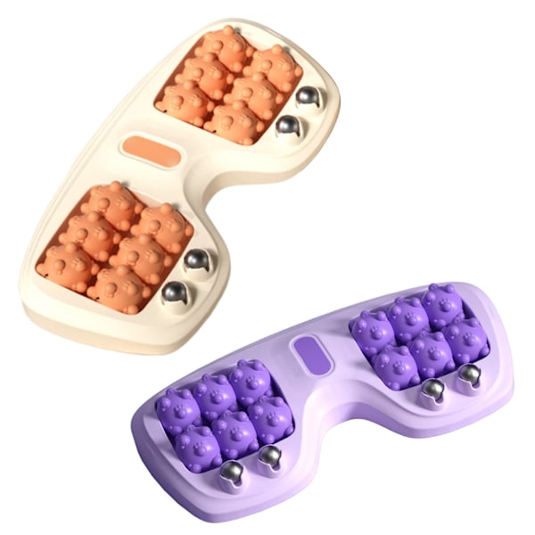 Fotmassager Roller Plantar Fasciitis Relief Hälvalv Fotavslappning Akupressur Fotmassager för kvinnor Män Lila