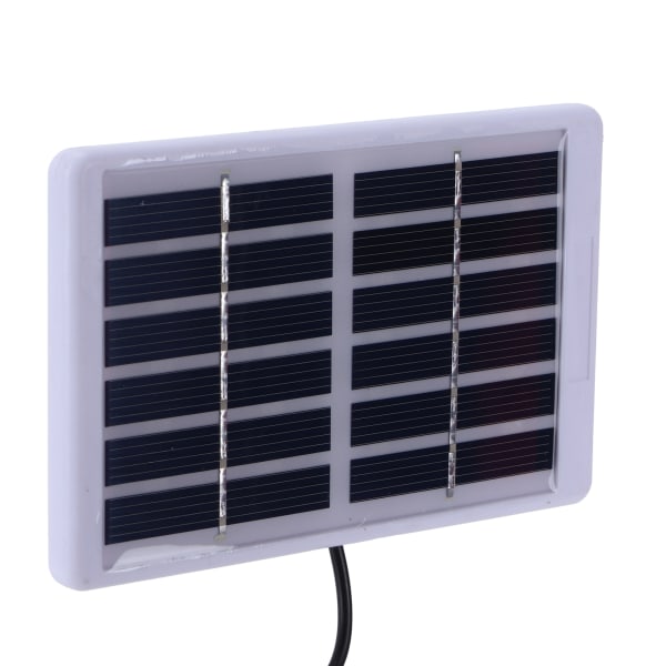 1,2W 6V solcellepanel med mikro-USB-port polykrystallinsk silisium-solar ladebrett