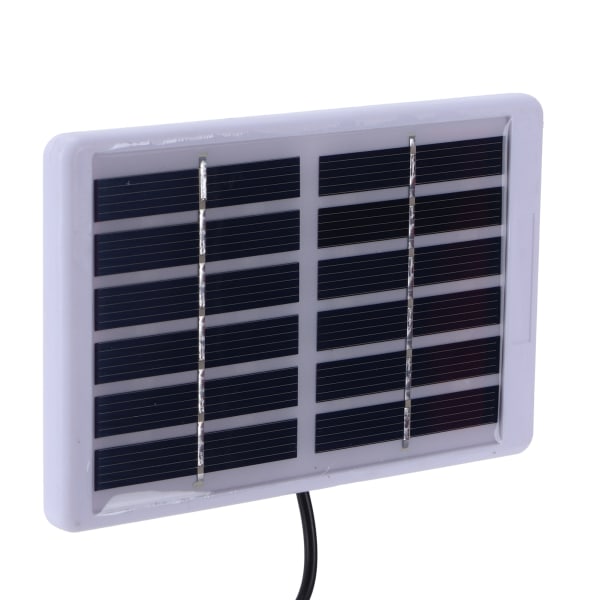 1,2W 6V solpanel med mikro- USB -port Polykristallint silikonsolarladdningskort