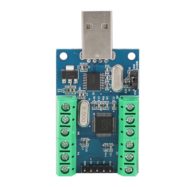USB liitäntä 10-kanavainen 12-bittinen AD-näytteenottotiedonhankinta STM32 UART-kommunikaatio-ADC-moduuli