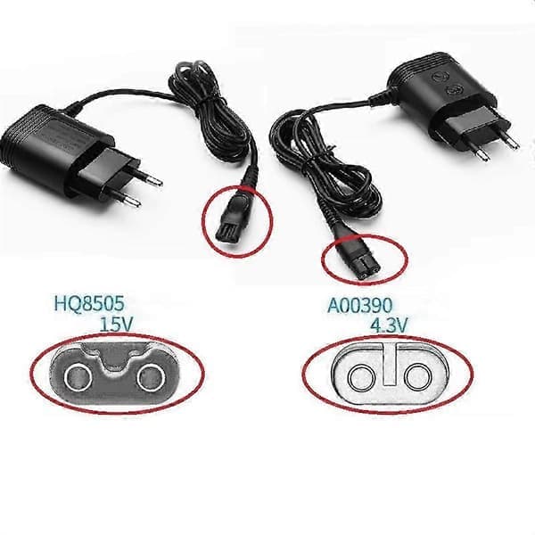 4.3V A00390 Erstatningsoplader til Philips One Blade med EU-stik strømadapter