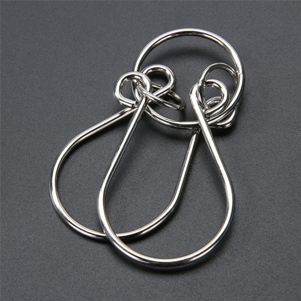 Metal Wire Pussel IQ Test Mind Game Leksaker Brain Teaser Metal Wire Pussel Magic Trick Toy