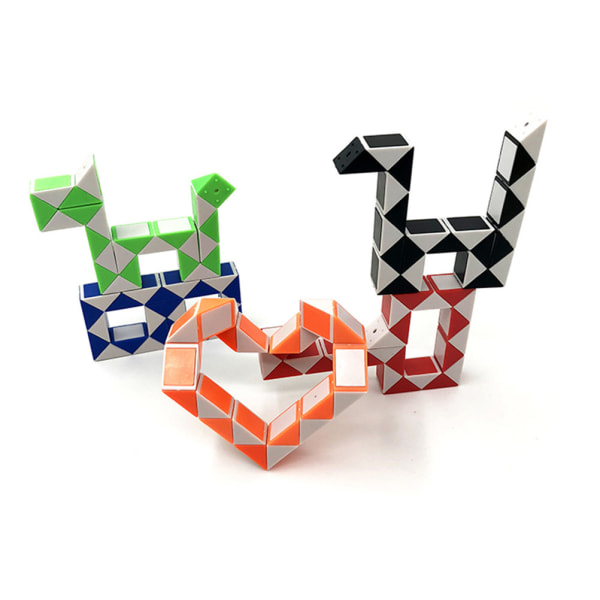 Magic Cube Snake Legetøj Plast Pædagogisk Legetøj til børn