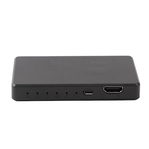 4K HD Multimedia Interface Splitter 1x4 1 inn 4 ut HD Multimedia Interface Extender for PC-projektorer Svart