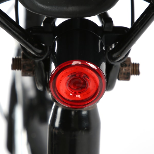 Bike Smart Sensor Jarru Koskettava Takavalo USB Lataus Pyörä Yöajo Taka LightBlack Tyyny