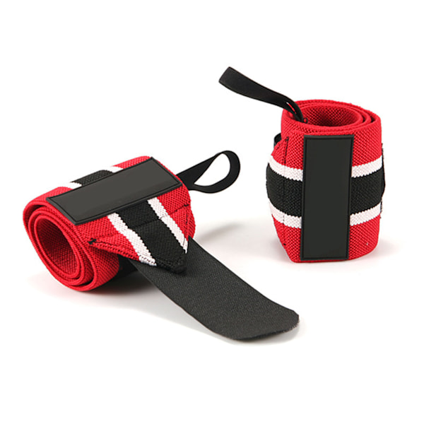 2 kpl Painonnostohihnat Säädettävät Hengittävät Puristavat Rannetuet Painonnostoon Fitness-urheiluun Deadpool-väriyhdistelmä