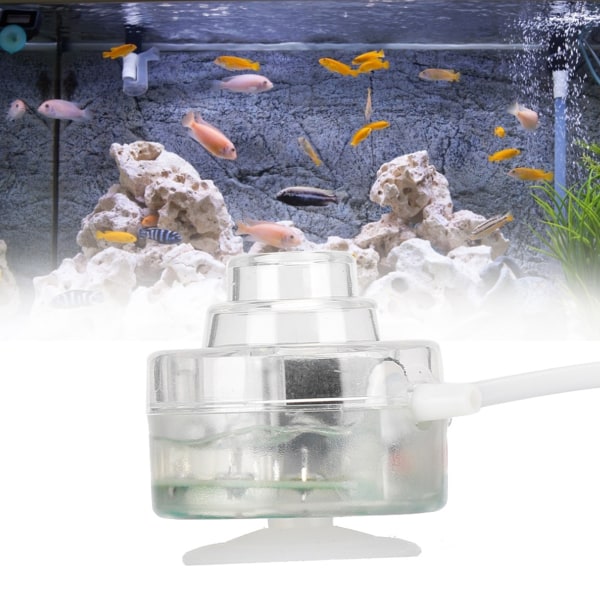 Fish Tank LED Bubble Light Färgglad vattentät lampa Akvariumtillbehör (110-220V)EU