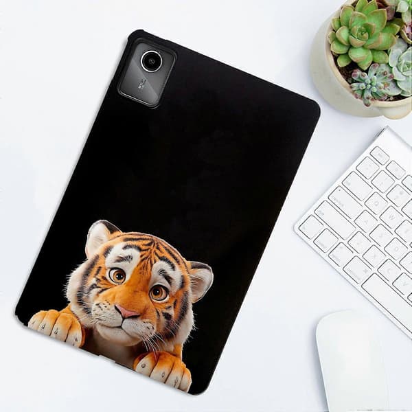 Case for Lenovo Tab M11 Pattern Printing Slim TPU Tablet Protective Case - Little Tiger