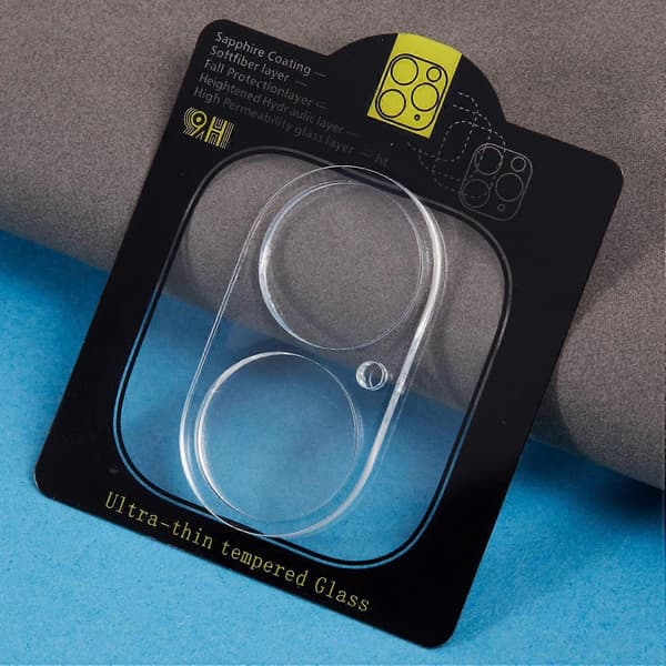 2 pcs Camera Protector for iPhone 17, 3D Arc, Scratch-Resistant Tempered Glass Film