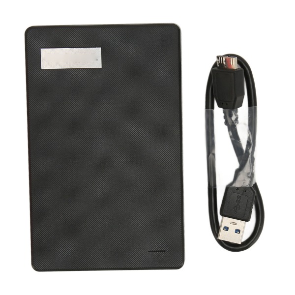 2,5 tuuman kiintolevykotelo 5 Gbps USB3.0 - SATA III ulkoinen kotelo 7 - 9,5 mm SATA III II I SSD-tuki UASP BOT Musta