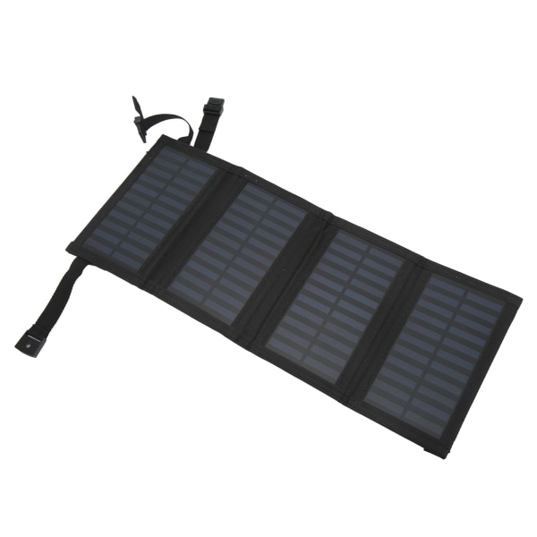 20W hopfällbar solpanel 5,5V bärbar USB-port monokristallin hopfällbar panel för utomhusresor camping
