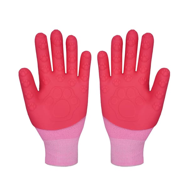 Arbeidshansker egnet for hagearbeid, landbruk og husarbeid; holdbare og trygge. pink