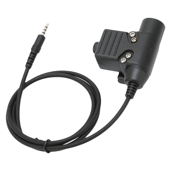 U94 PTT Adapter Headset Kaapeliliitin PTT Walkie Talkie Liitin 3,5 mm matkapuhelimelle