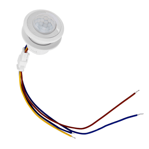 Mr HW08F LED Automatisk Infrarød Bevægelsessensor Kontrol Afbryder 1-40W 45*40mm