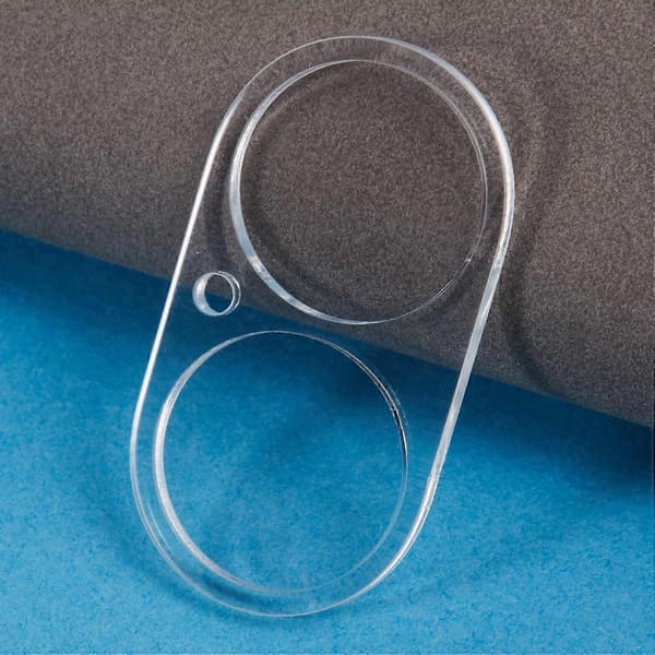 2 pcs Camera Protector for iPhone 17, 3D Arc, Scratch-Resistant Tempered Glass Film