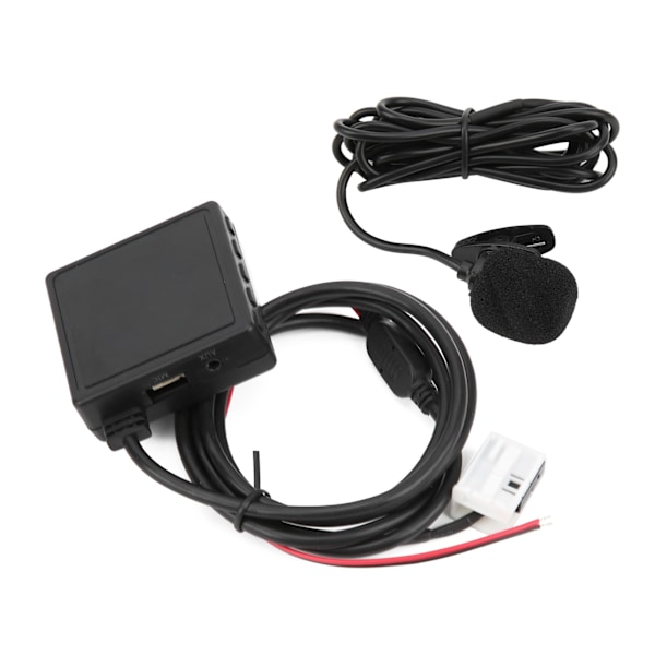 Bluetooth 5.0 AUX-kabel Ljudadapter med Mikrofon Handsfree Ersättning för Peugeot 307 308 407 807