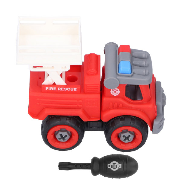 DIY Lift Truck Model Ta fra hverandre Leketøy Mutter Montering Bygg Bygg Kjøretøy LekeLift Truck Leketøy