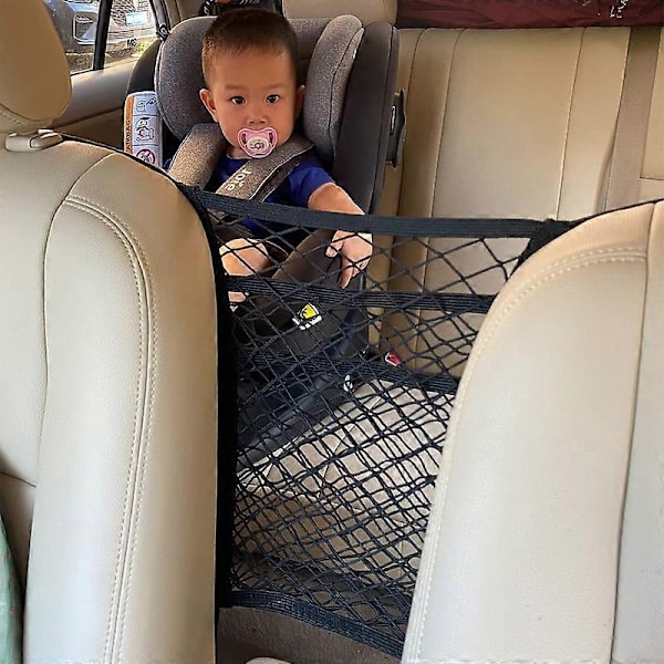 3-layer Car Net Organizer, Back Seat Net Pocket