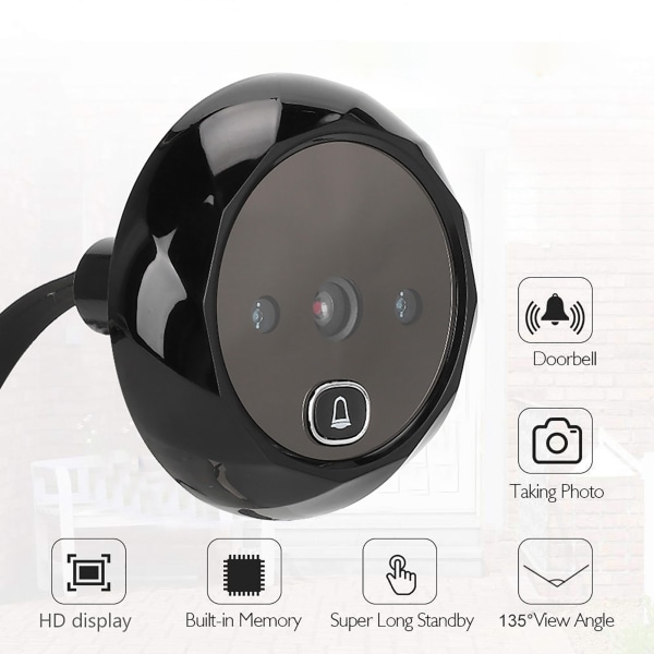 TFT HD elektroninen digitaalikamera Cat Eye Doorbell