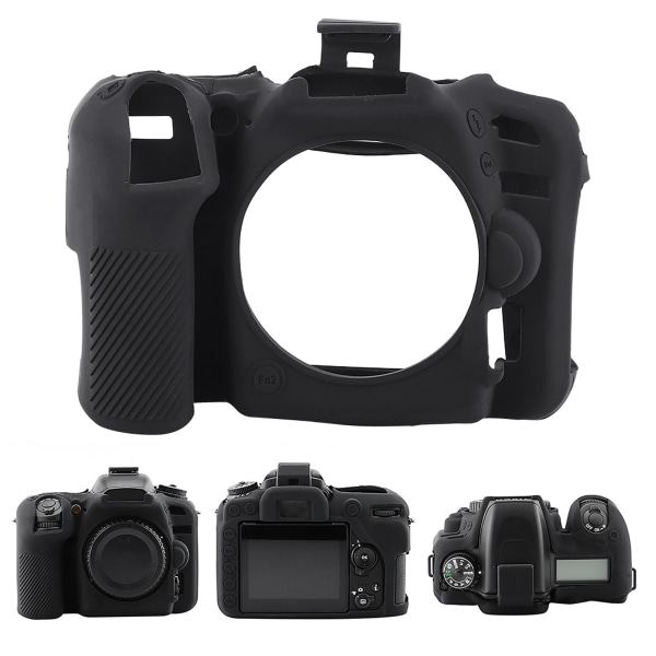 For Nikon D7500 kameraveske Deksel Mykt silikondeksel beskyttende svart