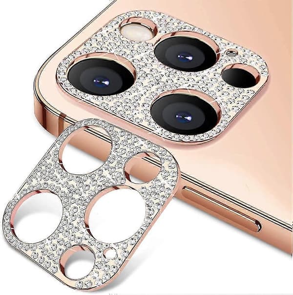 Diamond Glitter Kameralinsskydd Kompatibelt med iPhone 13 Pro/iPhone 13 Pro Max