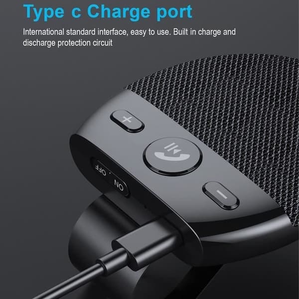 OMABETA Bluetooth handsfree-kit för bil, Bluetooth handsfree BT 5.0 HD-röstsamtal, navigering, Bluetooth MP3-spelare