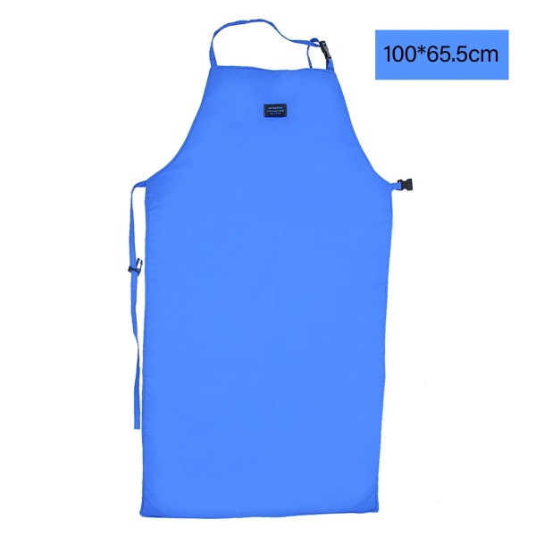 Säkerhet CryO Förkläde Kryogent Ultralågtemperaturförkläde Kväveskyddande Blå (100*65,5 cm)