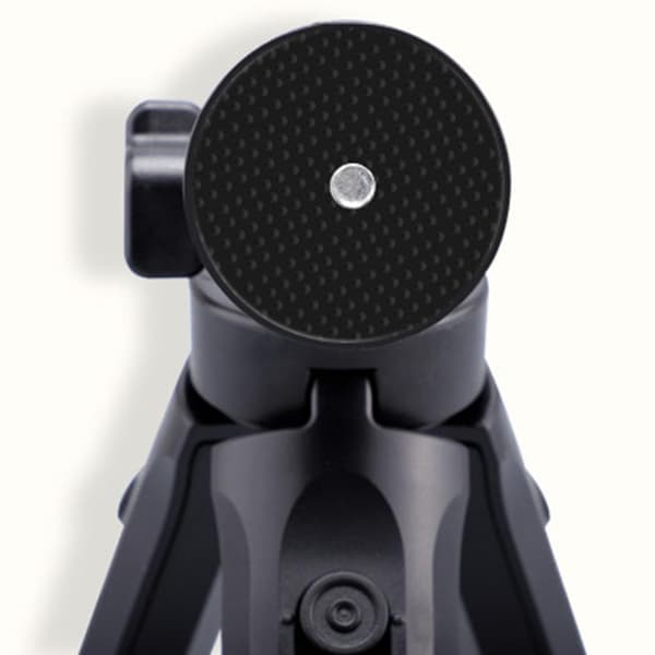 Praktisk Kamerastativ/Tripod til Kameraer og Mobiltelefoner Sort