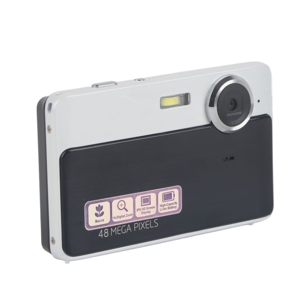 48 MP digitalkamera 2,4 tommers IPS-skjerm minivideokamera med 16x HD digital zoom 32 GB