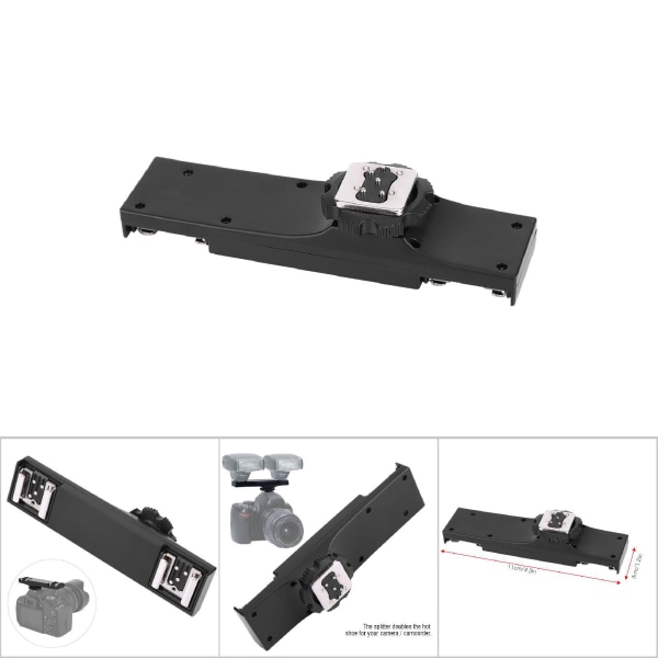 Ultralätt Dubbel Blixtskoadapter för Nikon SLR-kamera