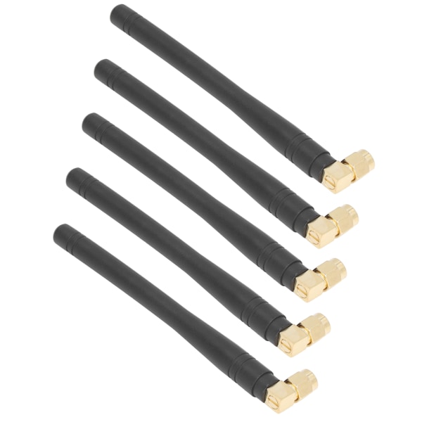 5 Stk Lim Stick Antenne 5G Omni High Gain SMA Male Albue Interface Vandtæt antenne til signaltransmission